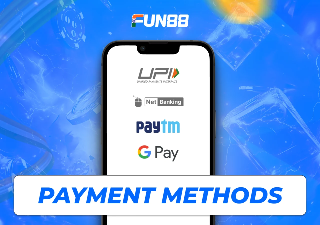 Fun 88 payment methods